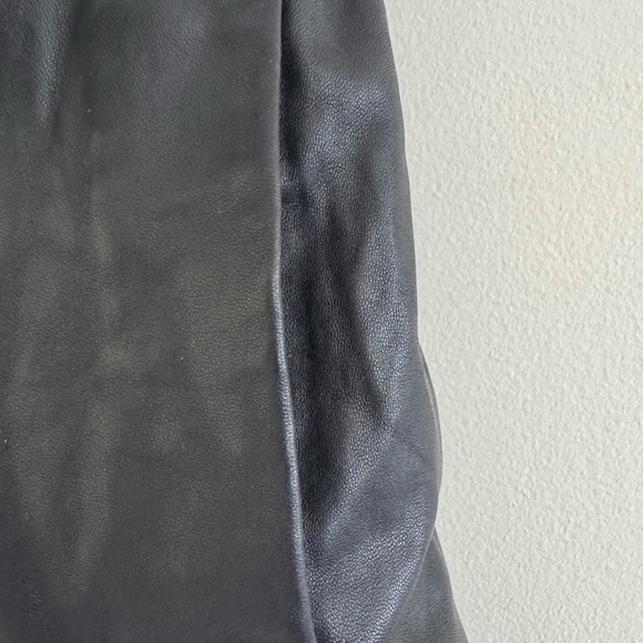 ALL-SAINTS‎ Erica Leather Paperbag Shorts Size 0 - Picture 10 of 12